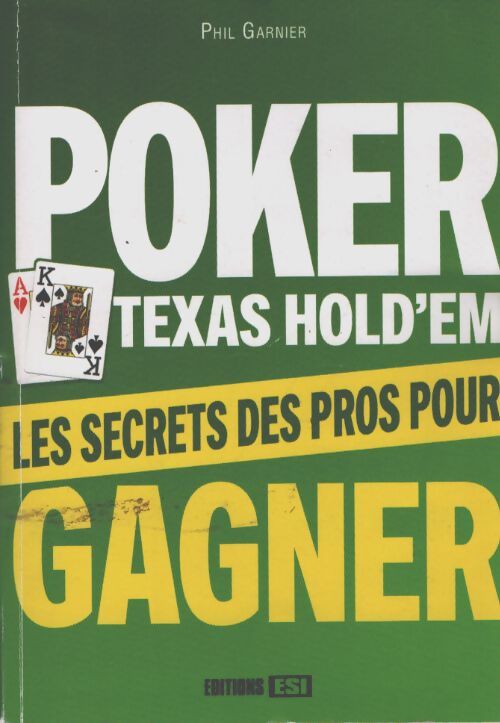 Poker texas hold'em - Paul Garnier - Livre