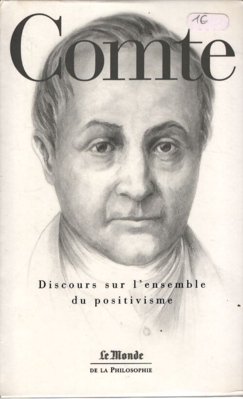 Comte : Discours sur l'ensemble du positivisme - Comte - Livre