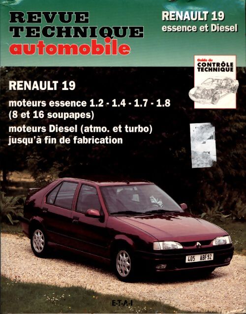 Renault 19 - 1988 à 1997 - Collectif - Livre
