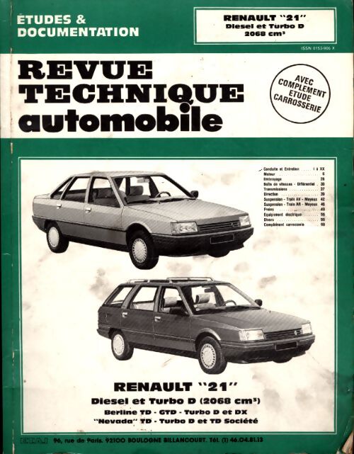 Renault 21 Diesel et Turbo D - Collectif - Livre
