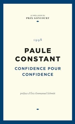 Confidence pour confidence - Paule Constant - Livre