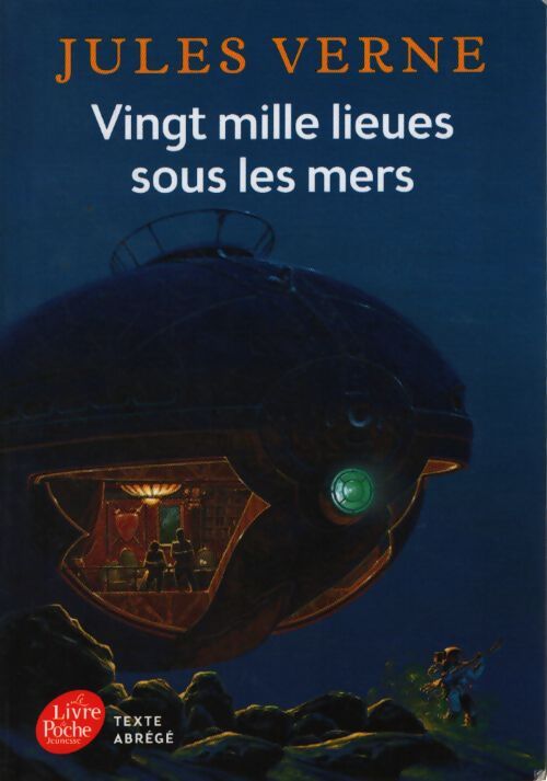 Vingt mille lieues sous les mers - texte abrégé - Jules Verne - Livre