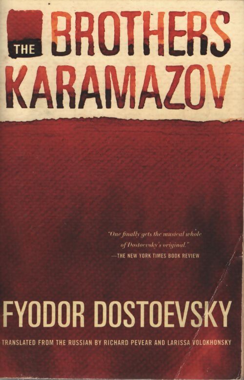 The brothers karamazov : A novel in four parts with epilogue - Fyodor Dostoyevsky - Livre