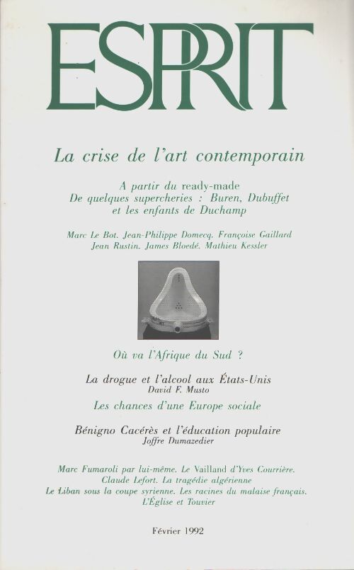 Esprit n°179 - Collectif - Livre