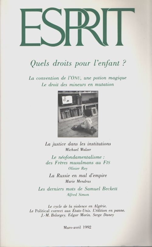 Esprit n°180 - Collectif - Livre