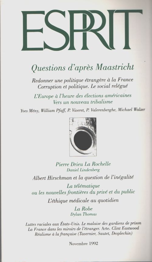 Esprit n°186 - Collectif - Livre