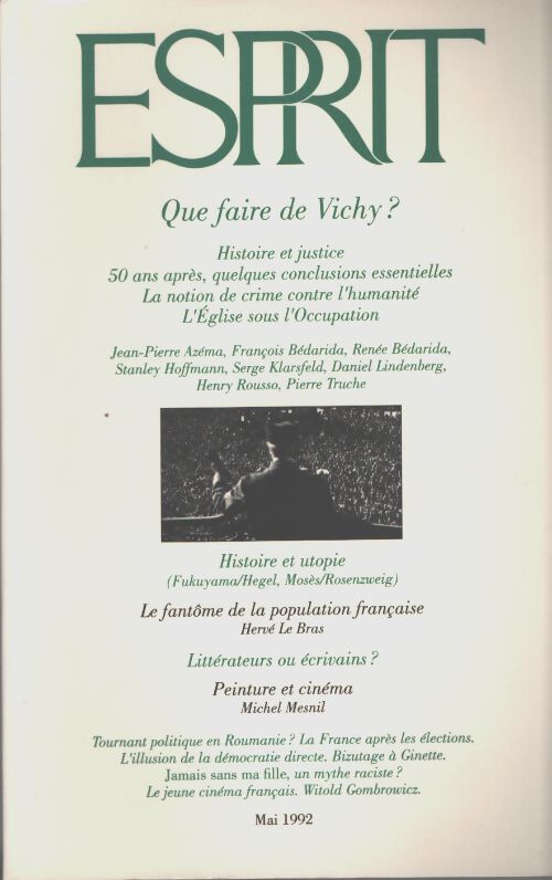 Esprit n°181 - Collectif - Livre