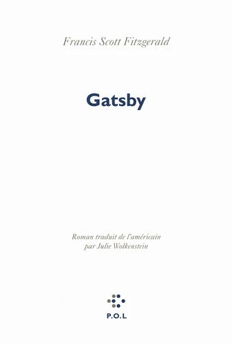 Gatsby - Francis Scott Fitzgerald - Livre