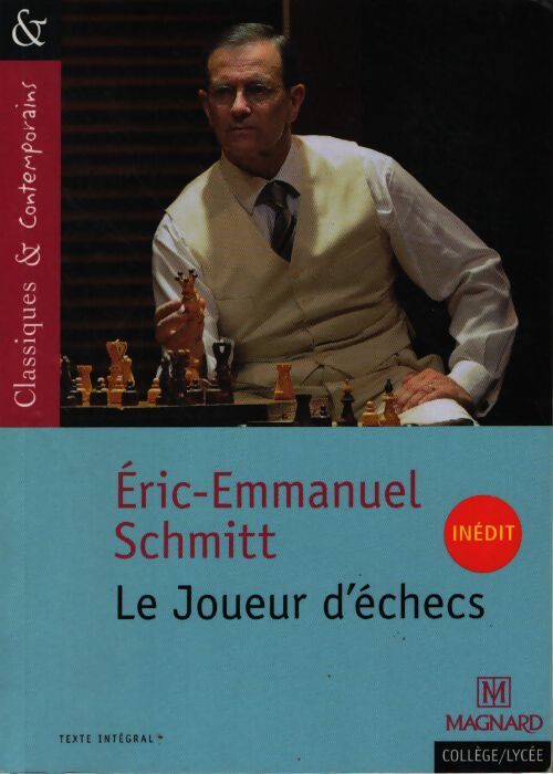 Le joueur d'échecs - Eric-Emmanuel Schmitt - Livre
