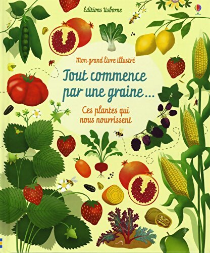 Mon grand livre illustré : Tout commence par une graine... - Emily Bone - Livre