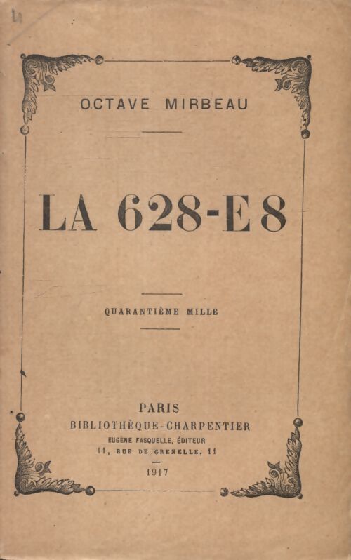 La 628-E8 - Octave Mirbeau - Livre