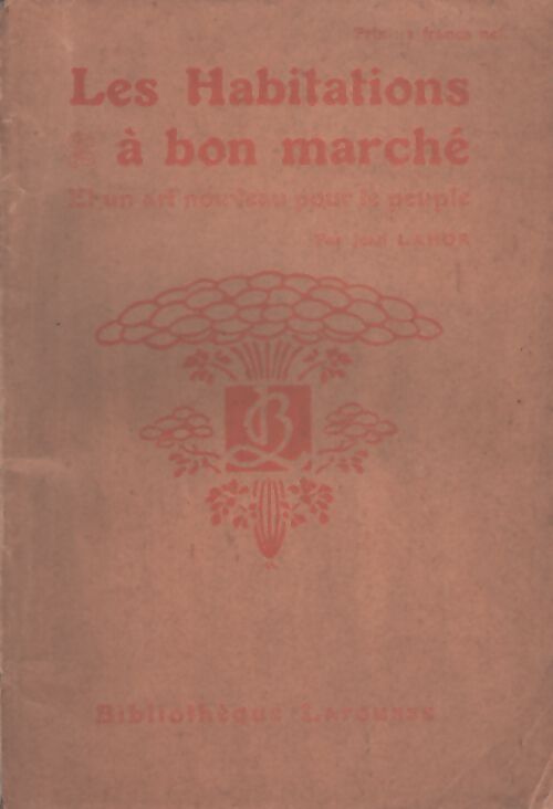 Les habitations à bon marché - Jean Lahor - Livre