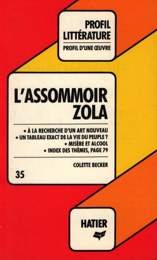 L'assommoir - Emile Zola - Livre