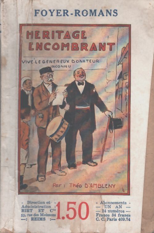 Héritage encombrant - Thée D'Ambleny - Livre