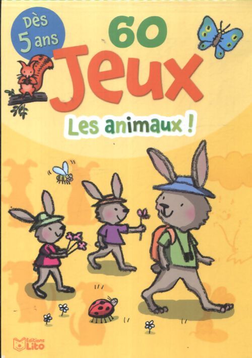 Bloc jeux : 60 jeux les animaux ! - dès 5 ans - Collectif - Livre
