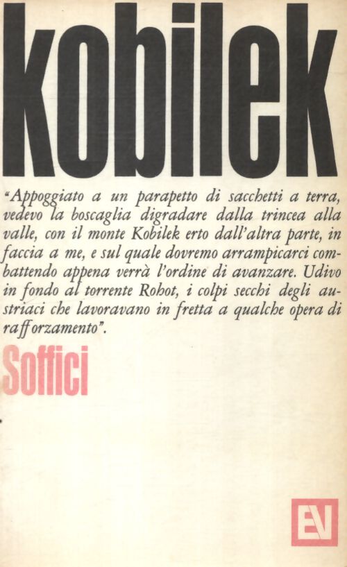 Kobilek - Ardengo Soffici - Livre