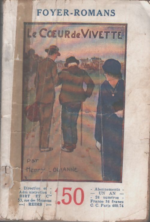 Le coeur de Vivette - Henri Loussanne - Livre