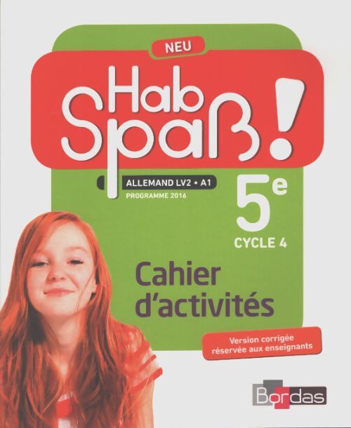 Hab spss ! 5e cahier d'activités - Collectif - Livre