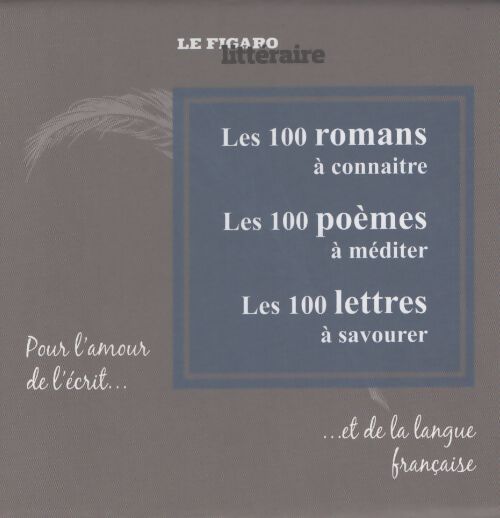 Coffret de 3 titres des guides 100 - Collectif - Livre