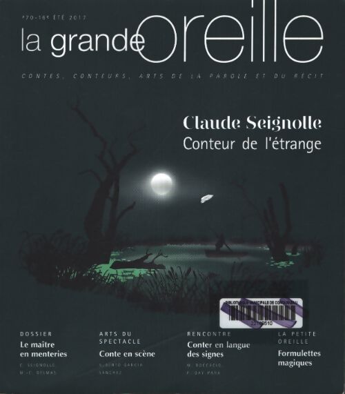 Claude seignolle conteur de l?étrange - La Grande Oreille - Livre