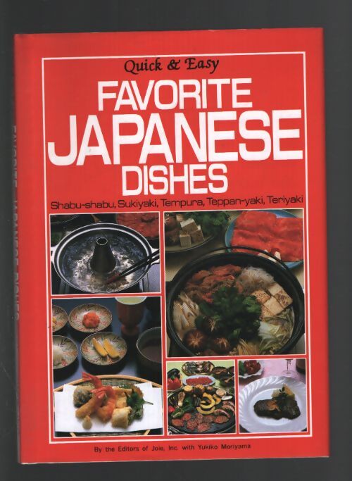 Favorite japanese dishes - Moriyama - Livre