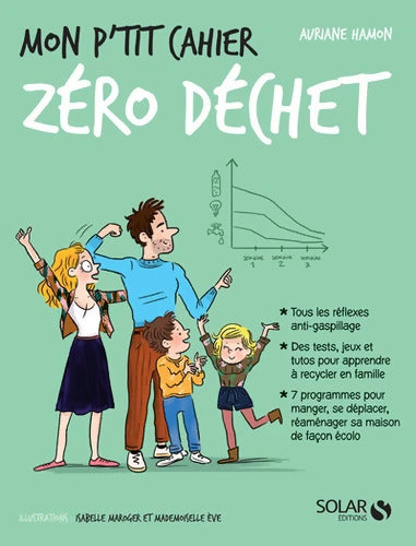 Mon p'tit cahier zéro déchet - Auriane Hamon - Livre