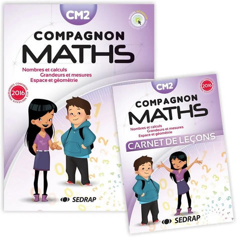 COMPAGNON MATHS CM2 MANUEL EDT 2017 - Collectif - Livre
