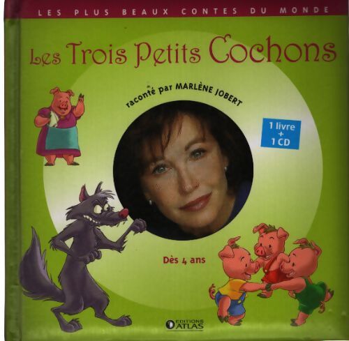 Les trois petits cochons - Marlène Jobert - Livre