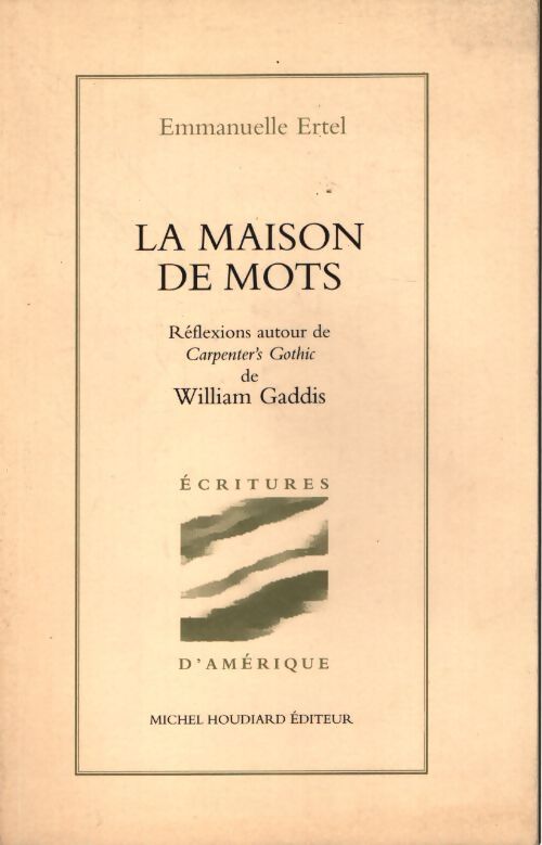 La maison de mots - Emmanuelle Ertel - Livre