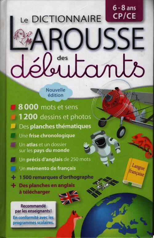 Larousse dictionnaire des débutants 6/8 ans CP/CE - Collectif - Livre