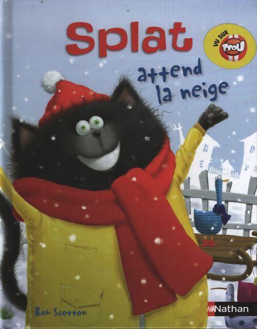 Splat attend la neige - album dès 4 ans - Rob Scotton - Livre