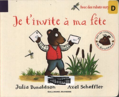Je t'invite a ma fête - Julia Donaldson - Livre