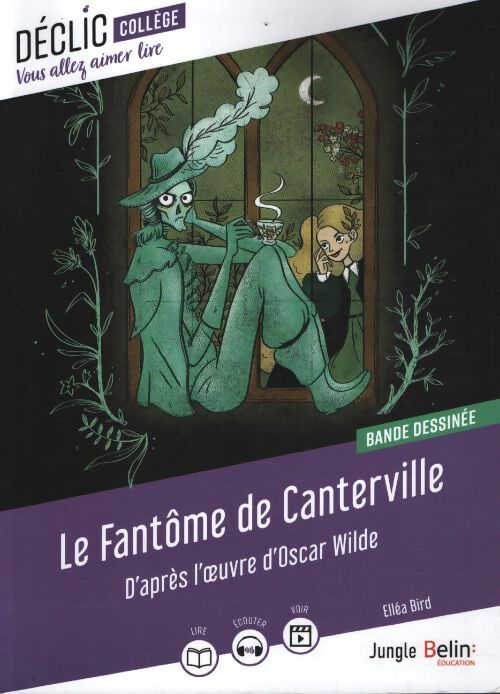Le fantôme de canterville en bande dessinée - Oscar Wilde - Livre