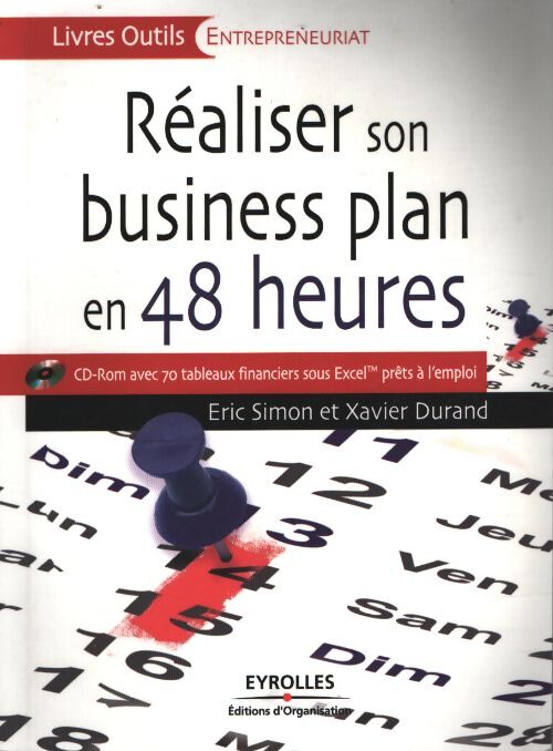 Réaliser son business plan en 48 heures - Xavier Durand - Livre