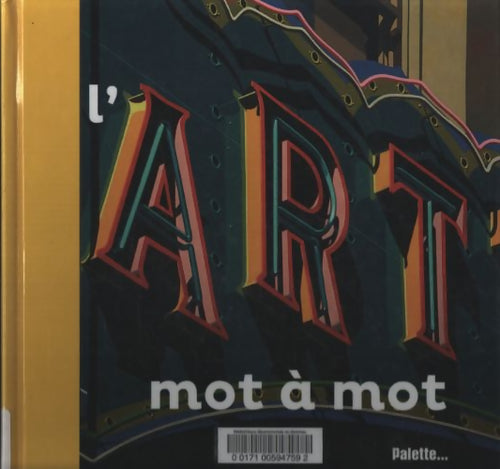 L'art mot à mot - Collectif - Livre
