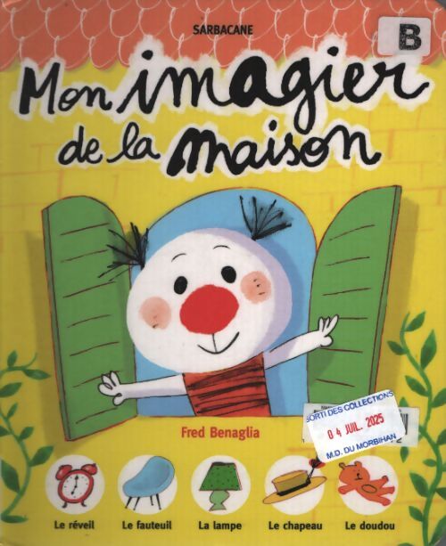 Mon imagier de la maison - Benaglia Fred - Livre
