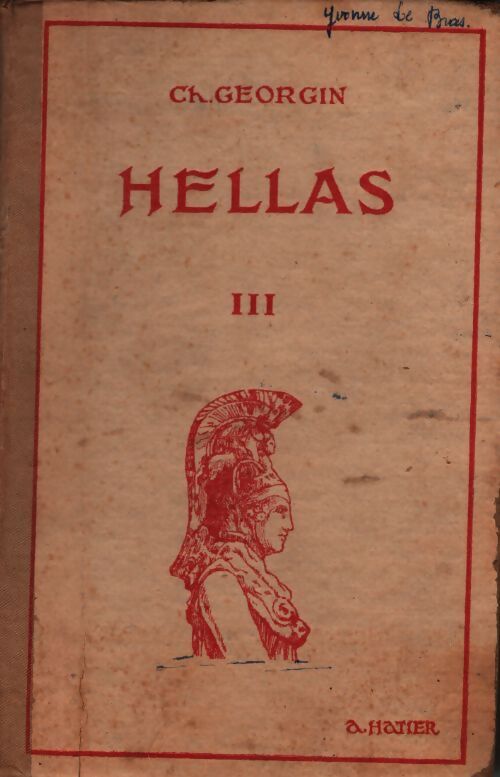 Hellas Tome III - Ch. Georgin - Livre