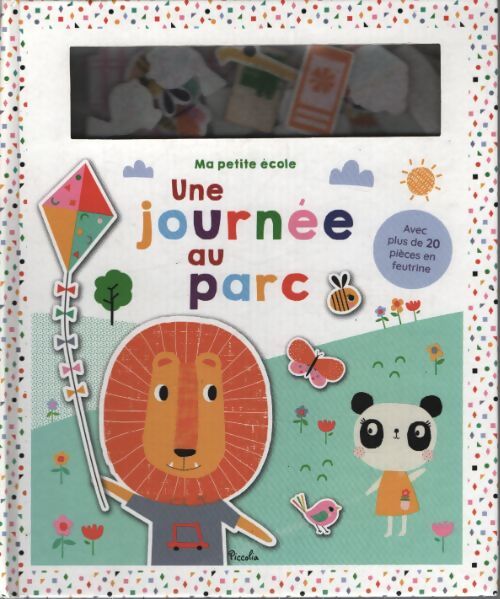 Une journée au parc : Avec plus de 20 pièces en feutrine - Ribbon - Livre