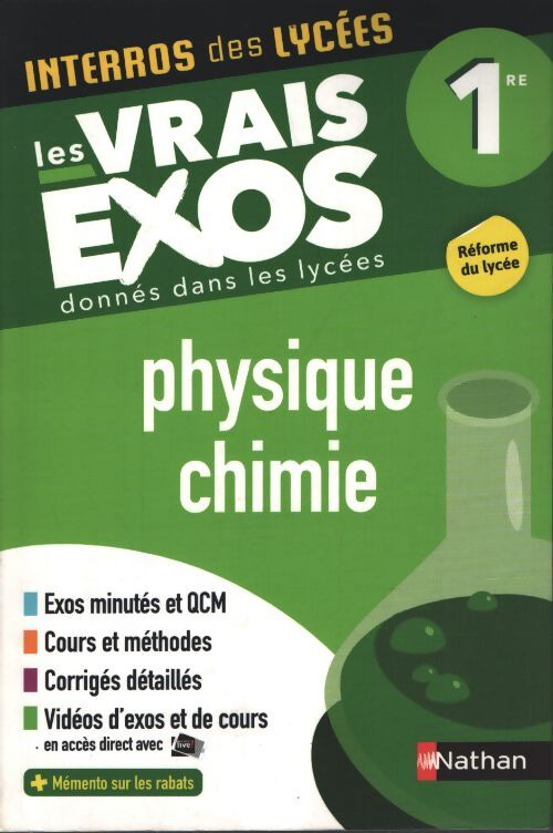 Interros des lycées physique-chimie 1re - les vrais exos - nouveau bac - Cyriaque Cholet - Livre