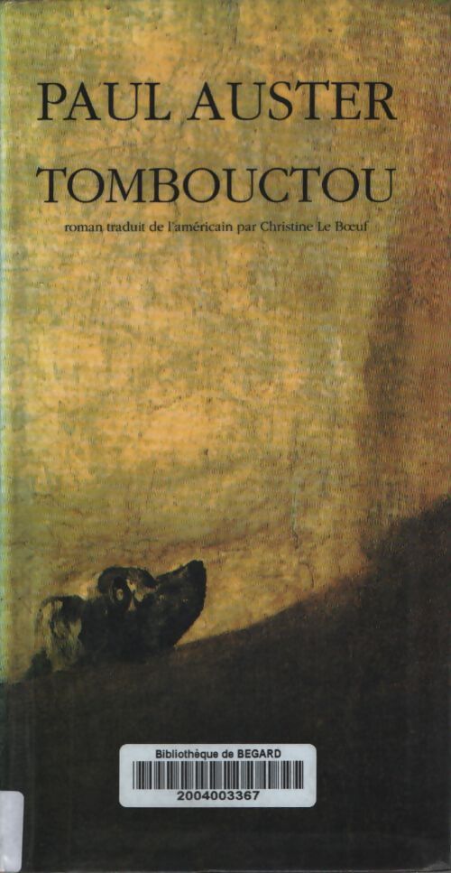 Tombouctou - Paul Auster - Livre