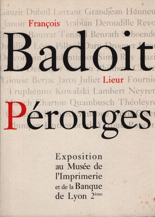 François Badoit, lieur, Pérouge - Collectif - Livre