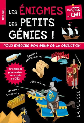 Les énigmes des petits génies ! Du CE2 au CM1- Cahier de vacances - Stéphanie Viards - Livre