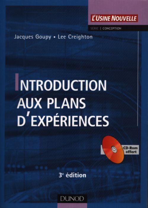 Introduction aux plans d'expériences - Jacques Goupy - Livre