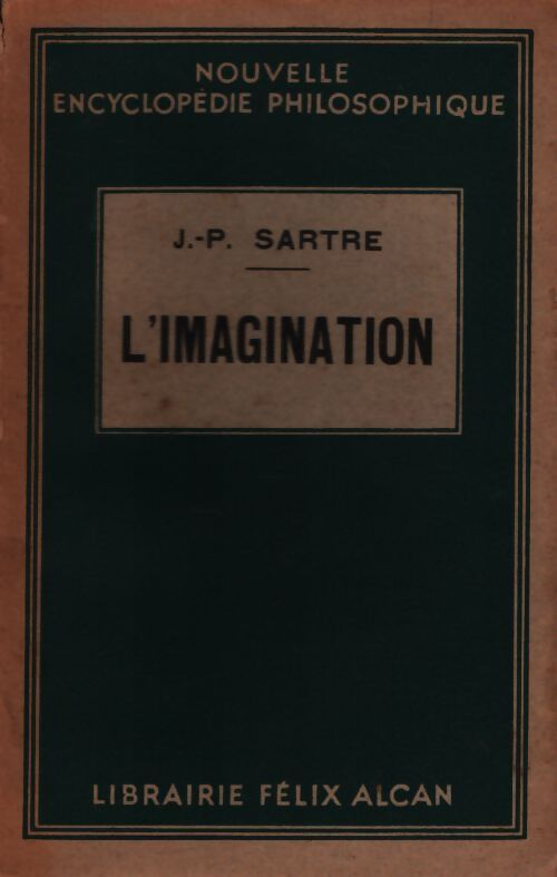 L imagination  - Jean-Paul Sartre - Livre