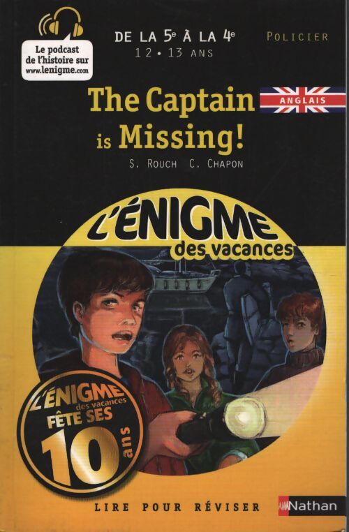 Énigme vac 5e a 4e the captain - Sylvie Rouch - Livre