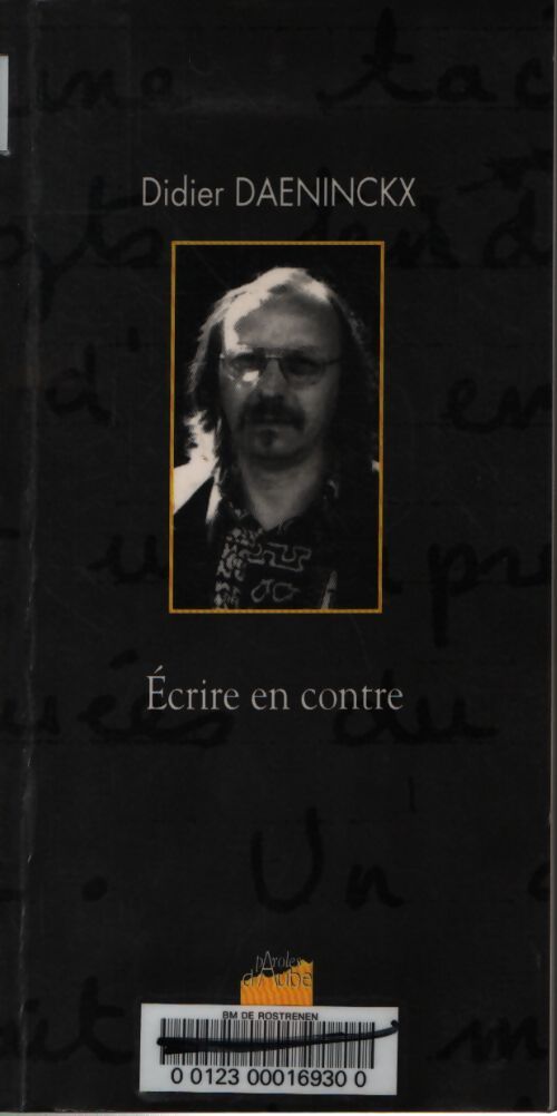 Écrire en contre - Didier Daeninckx - Livre