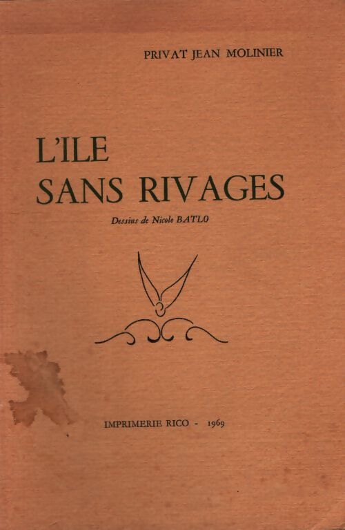 L'île sans rivages - Privat Jean Molinier - Livre