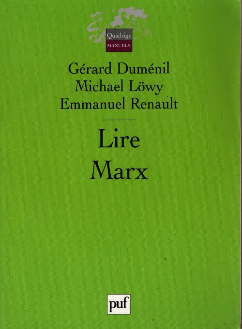 Lire marx - Gérard Duménil - Livre