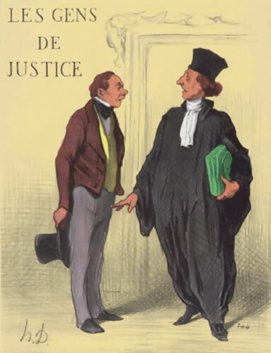 Les gens de justice - Honoré Daumier - Livre