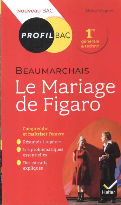 Profil - beaumarchais le mariage de figaro : Analyse littéraire de l'oeuvre - Michel Viegnes - Livre